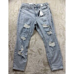 NWT Judy Blue High Waist Skinny Distressed Jeans Womens 18W